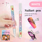 🎁 12-Color Professional Nail Art Pen Set – Ultra-Precise 0.7 mm Tip & Quick Drying ✨💅