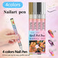 🎁 12-Color Professional Nail Art Pen Set – Ultra-Precise 0.7 mm Tip & Quick Drying ✨💅