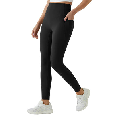 🧘‍♀️💨 Quick-Dry High-Stretch Yoga Leggings 👌🔥 Non-Slip Waistband, 4-Way Stretch, Breathable Fit for Studio to Street. Sweat-Wicking & Ultra-Comfy.