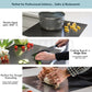 304 Stainless Steel Cutting Board – double-sided, hygienic, moisture-resistant & easy to clean. Say goodbye to stains & odors!
