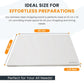 304 Stainless Steel Cutting Board – double-sided, hygienic, moisture-resistant & easy to clean. Say goodbye to stains & odors!