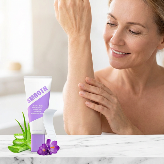 Gentle Herbal Hair Removal Cream for Smooth Skin