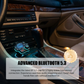 🔥Buy more save more🎁 Universal Dual-Port Car FM Bluetooth Transmitter – Wireless Music, Hands-Free Calling & Dual USB Charger 🔌
