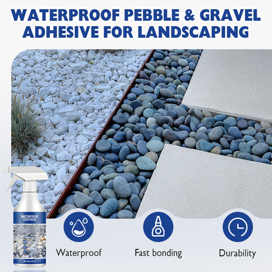 Waterproof Pebble & Gravel Adhesive for Landscaping