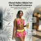 3-Piece Tropical Bikini Set