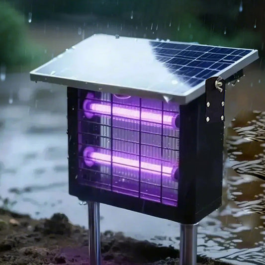 3500V High Powered Solar Bug Zapper – Indoor & Outdoor, Waterproof & Chemical-Free for Effective Protection 🏠