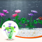 Artificial Lotus Shaped Aquatic Plant for Aquarium Decoration