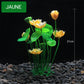 Artificial Lotus Shaped Aquatic Plant for Aquarium Decoration