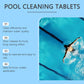 🏊‍♂️ Pool Cleaning Tablets for Crystal Clear Water – Drop, Dissolve, Dive In! 🌊✨
