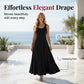 Women's Elegant Solid Color Sleeveless Dress