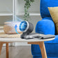 🌀 5-Speed Foldable Fan – Compact, Strong Wind, Rechargeable, On-the-Go Cooling 💨🔘