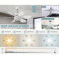 40W LED Ceiling Fan Light – 52cm Ultra-Quiet with Remote