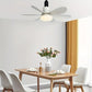 40W LED Ceiling Fan Light – 52cm Ultra-Quiet with Remote