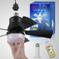 40W LED Ceiling Fan Light – 52cm Ultra-Quiet with Remote
