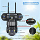 🎉 2026 Sale — Over 32600 Sold! ⏳ Solar Powered 3-Lens WiFi Security Camera｜360° PTZ, 8MP Full Color Night Vision 🛡️✨