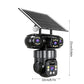 🎉 2026 Sale — Over 32600 Sold! ⏳ Solar Powered 3-Lens WiFi Security Camera｜360° PTZ, 8MP Full Color Night Vision 🛡️✨