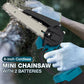 Cordless Mini Chainsaw with 2 Batteries