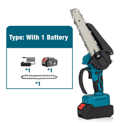 Cordless Mini Chainsaw with 2 Batteries