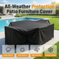 🔥 HOT SALE 2026 + 50K+ SOLD + 50% OFF! Waterproof outdoor furniture cover – 210D Oxford fabric, resistant to UV radiation and wind. Protects patio sets, garden furniture, and cushions from rain, sun, and dust. 🪑✨