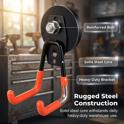 📢📢50% OFF !! ⏰ Heavy-Duty Magnetic Double-Claw Hook