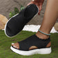 🏝️👡Women's Breathable Knit Platform Sandals🎁