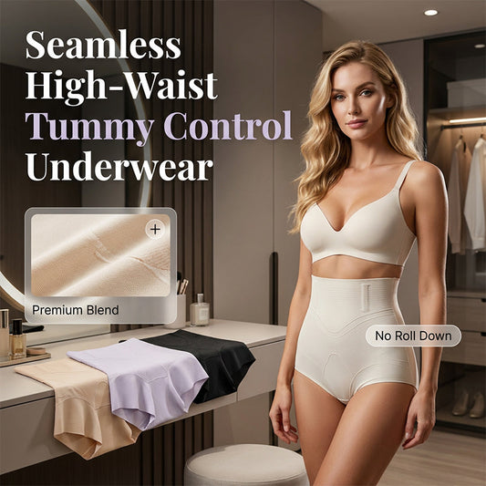 Seamless High-Waist Tummy Control Underwear