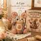 ⏳LIMITED TIME SALE 50% OFF🐭🧵Handcrafted Vintage Mouse Plush Sewing Kit