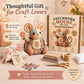 ⏳LIMITED TIME SALE 50% OFF🐭🧵Handcrafted Vintage Mouse Plush Sewing Kit