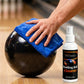 Pro-Grade Bowling Ball Cleaner – Instantly removes lane oil. Includes premium towel. Keeps your ball performing like new! ✨