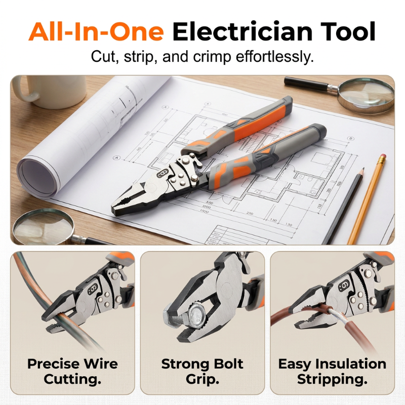 LOZLIN 55-Steel Self-Locking Anti-Skid Ratchet Pliers with Lock Mechan ...