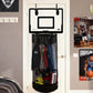 🎉Over-the-Door Basketball Laundry Hamper | Creative Score Game, Big Black Mesh Net, Acrylic/Wood Backboard, No-Drill Install 🚪🏀