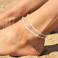 Dainty Layered Waterproof Anklet