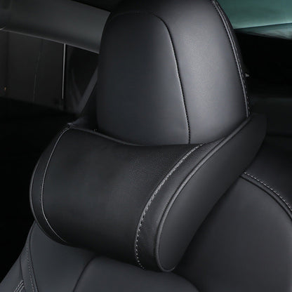 Ergonomic memory foam car headrest pillow