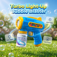 Multi-Hole Light-Up Bubble Gun for Kids