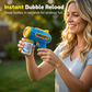 Multi-Hole Light-Up Bubble Gun for Kids