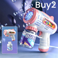 Multi-Hole Light-Up Bubble Gun for Kids
