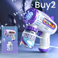 Multi-Hole Light-Up Bubble Gun for Kids