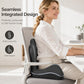 🪑Ergonomic Memory Foam Seat Cushion with Back Support – Stay Comfortable All Day, Perfect for Office, Car & Home ✨