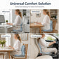 🪑Ergonomic Memory Foam Seat Cushion with Back Support – Stay Comfortable All Day, Perfect for Office, Car & Home ✨