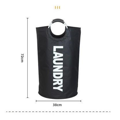 🧺✨ Foldable laundry basket with handles – saves space and can be carried anywhere! 🏠🔄