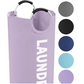 🧺✨ Foldable laundry basket with handles – saves space and can be carried anywhere! 🏠🔄