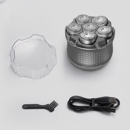 6-Blade Electric Head Shaver