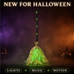 🧙 Bring Your Garden to Life This Halloween – Animated Witch Broom with Lights & Spooky Sounds. 50% Off. UK Stock