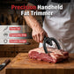 🔥50% OFF! 🥩 Handheld Fat Trimmer for Beef & Pork, Portable Meat Fat Remover Tool, Easy Brisket Trimming BBQ Kitchen Gadget