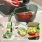 🍚 Wash Rice Without Losing a Grain – Fine Mesh Colander Bowl with Handle