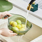 🍚 Wash Rice Without Losing a Grain – Fine Mesh Colander Bowl with Handle