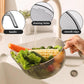 🍚 Wash Rice Without Losing a Grain – Fine Mesh Colander Bowl with Handle
