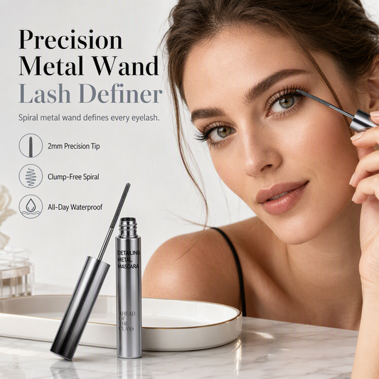 Waterproof and Sweatproof Mascara – Precision Metal Wand ✨
