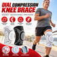 Dial-Adjustable Sports Knee Brace with Alloy Spring Support
