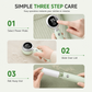 Rechargeable Electric Lint Remover with Smart Digital Display